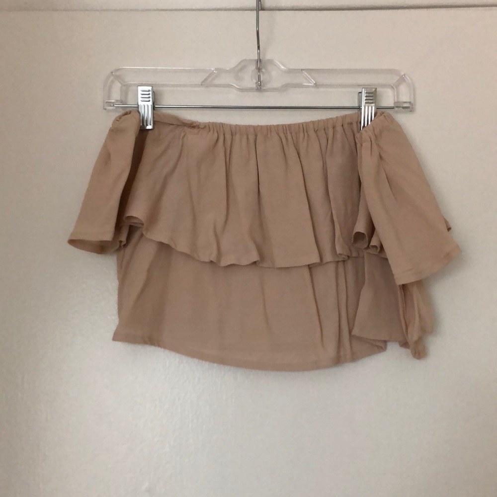 Off the shoulder crop top